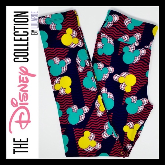 LuLaRoe Pants - LuLaRoe Disney Mickey Mouse OS Leggings One Size
